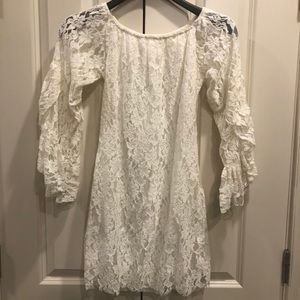 Brand New! Boutique White Lace Dress Size Small